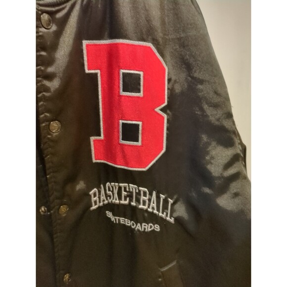 Pac sun Basketball Skateboards Varsity Bomber Letterman Jacket Wolves  Men’s L - Picture 10 of 16